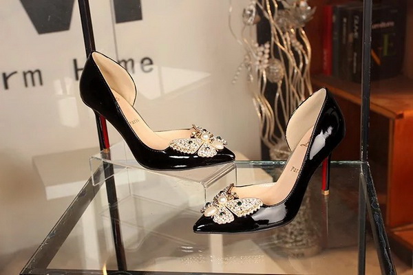 Christian Louboutin Shallow mouth stiletto heel Shoes Women--034